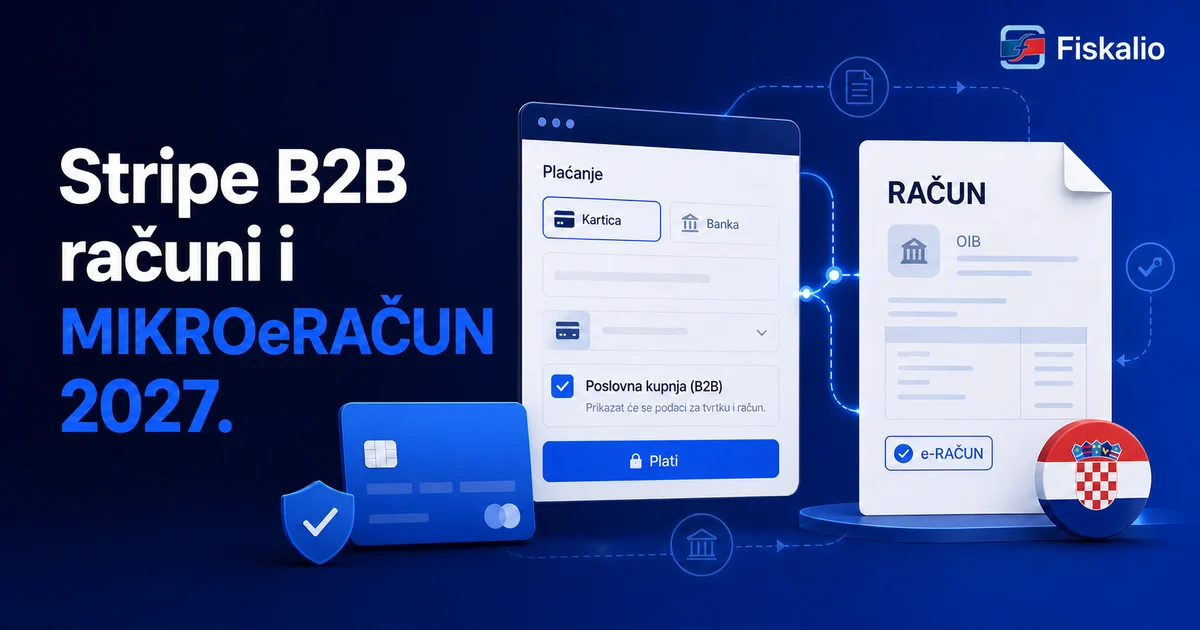 Stripe B2B računi i MIKROeRAČUN 2027.
